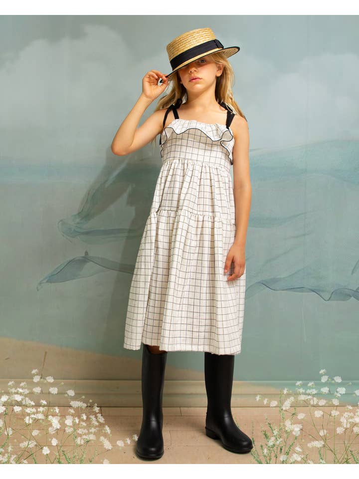 Cosmosophie - Wholesale Dress - Kids - Galaxia Dress in Cubo Print4