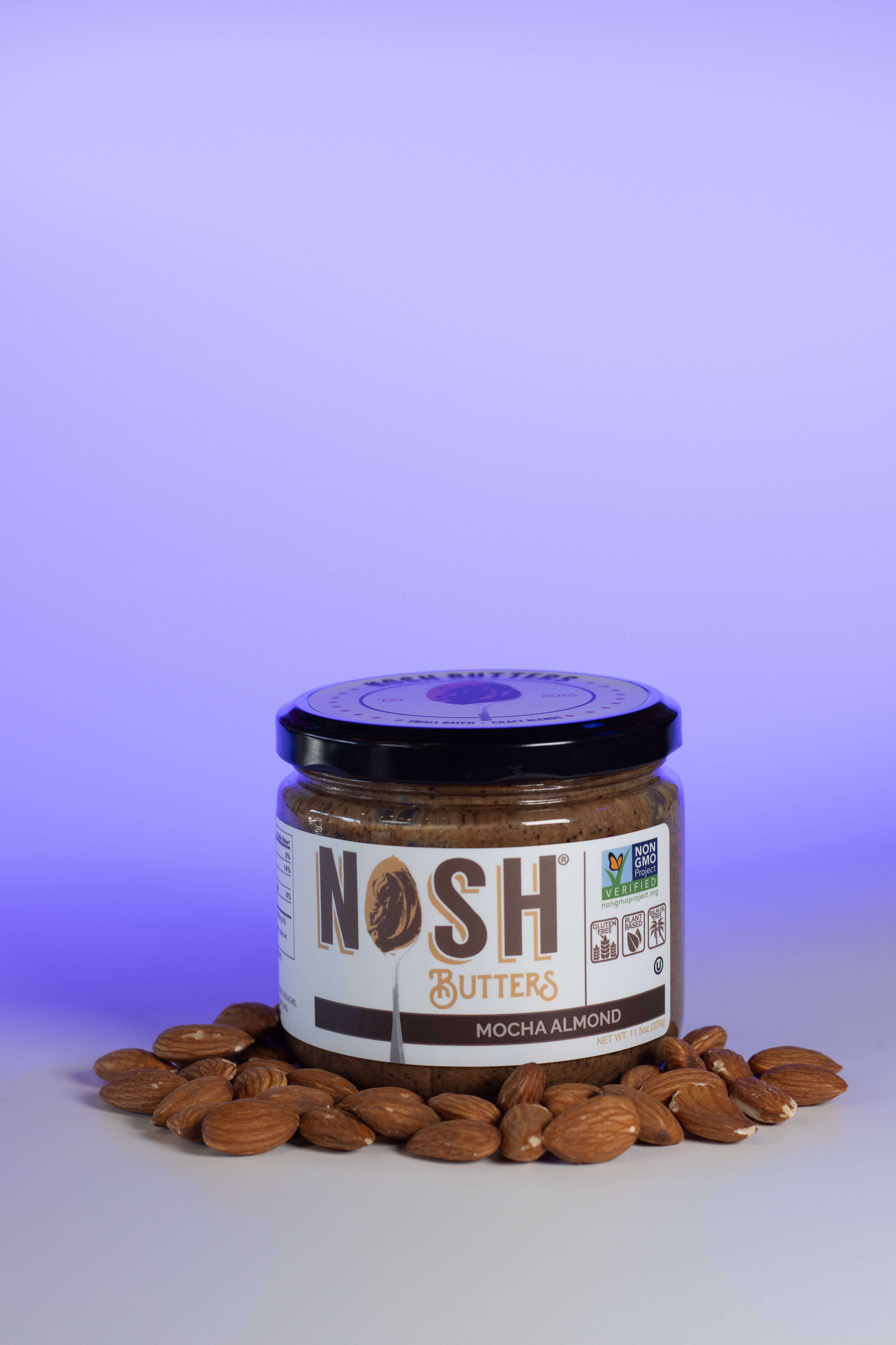 NOSH Butters – Manteiga de frutos secos por atacado – Manteiga Mocha com Amêndoas3