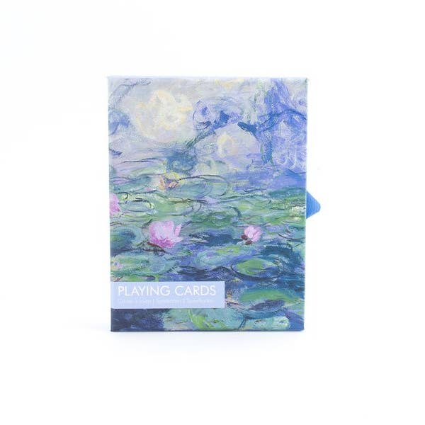 MUSEUM WEBSHOP - Wholesale Playing Cards - 2 Sets of Playing Cards In Giftbox, Monet, Waterlilies1