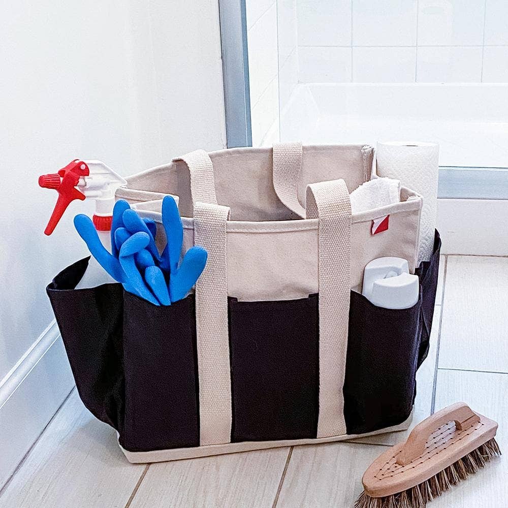 ShoreBags - Wholesale Tote Bag - Unisex - Pocket Tote 8-Pocket Carrying Tote1