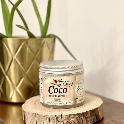 Cocoon’Essence – wholesale Bad- och kroppsolja – Ren ekologisk kokosolja för ansikte, kropp och hår, 100 ml3