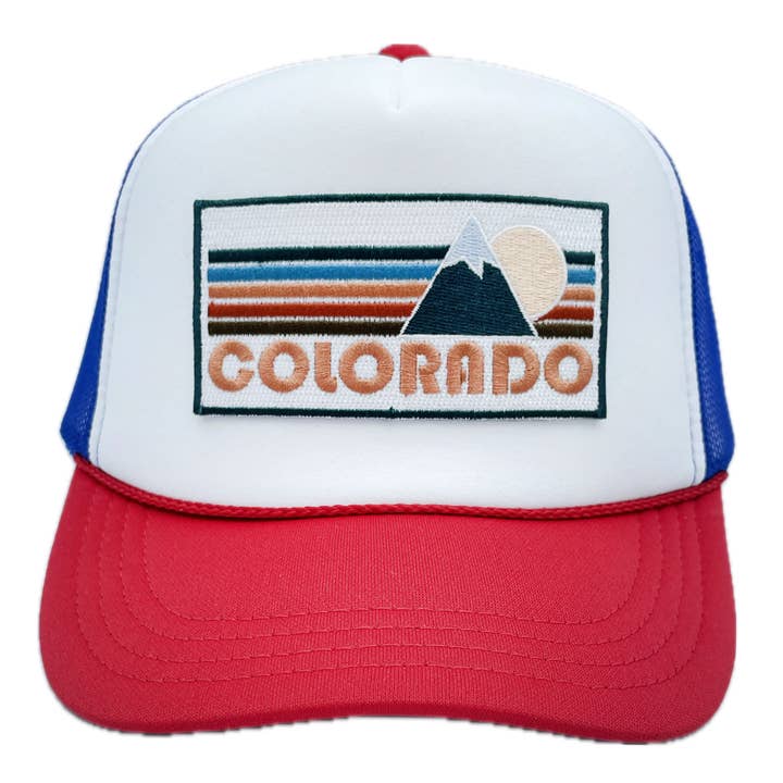 Casquette Trucker Enfant Colorado - Montagne Rétro pour la vente par Hey Mountains