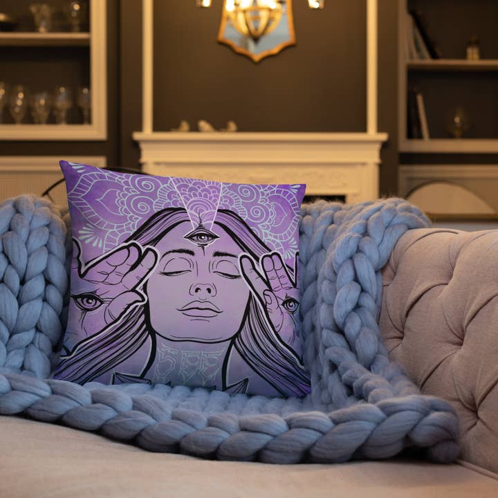 « Voir » Oreiller pour la vente par The Art of Francella