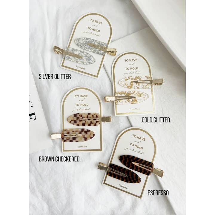 LoveLina - Vente Ensemble d'accessoires pour cheveux – femme - Ensemble de pinces à cheveux sans plis - DEBBIE