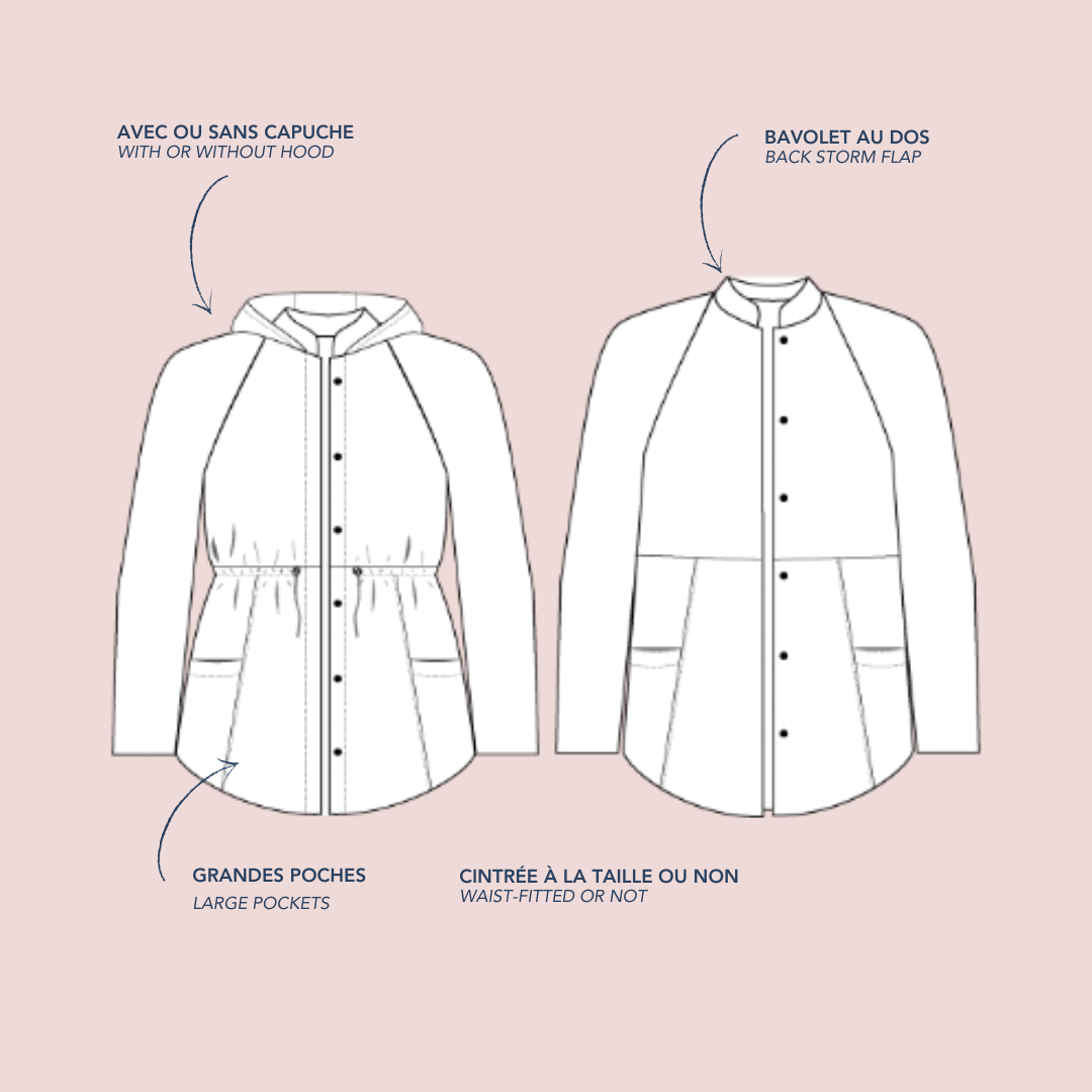 Lise Tailor – Engroshandel DIY-sysæt – Sy-skabelon - Mist - sælges enkeltvis1