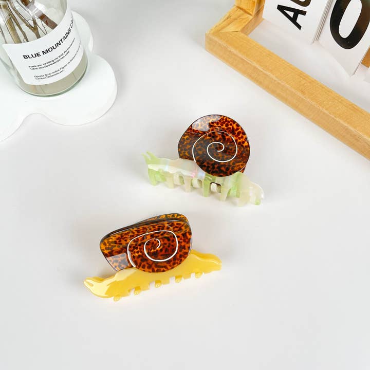 mildstyles - Wholesale Hair Clip - Women's - Creative environmentally friendly snail hair claw clip