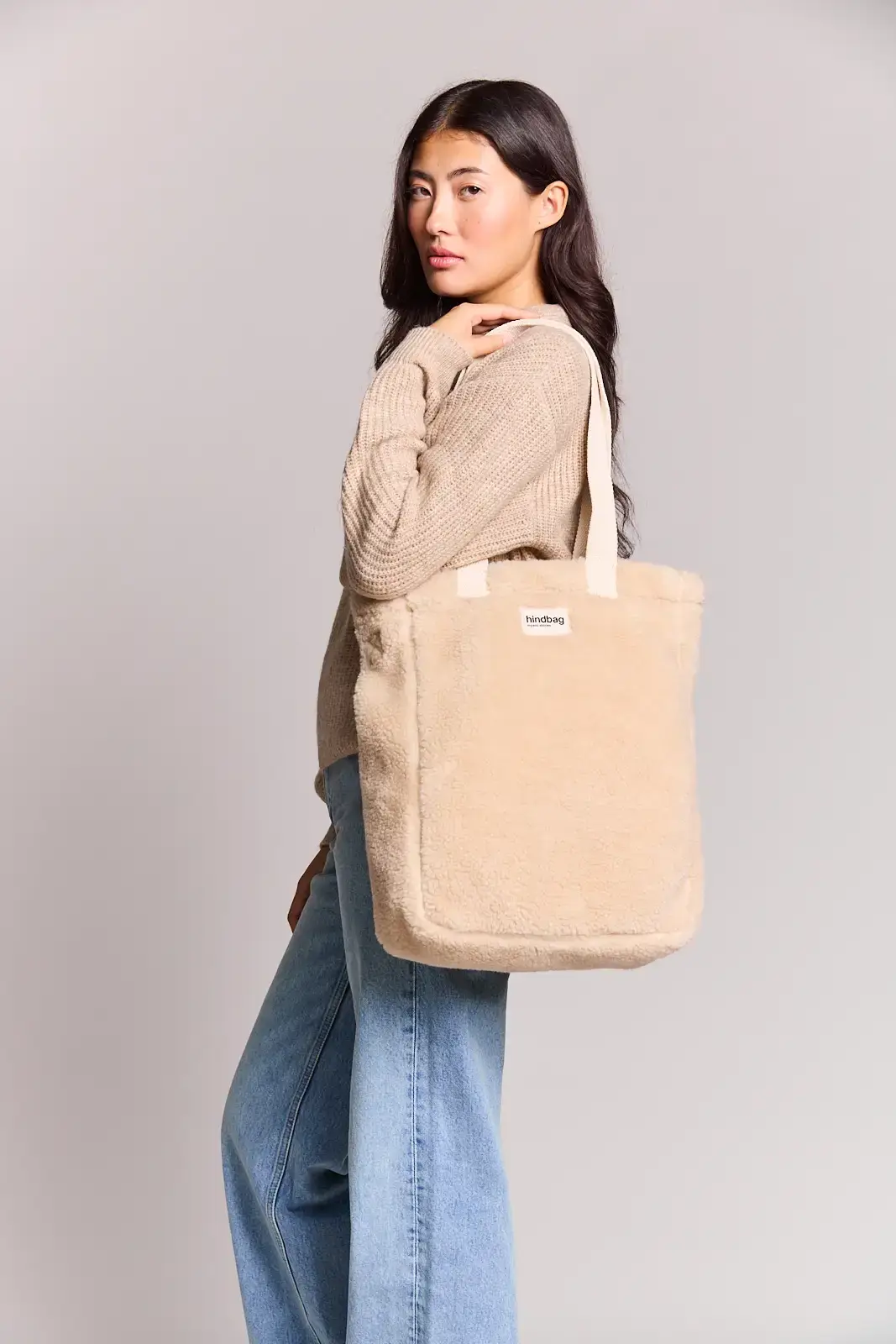 Hindbag - Wholesale Tote Bag - Unisex - Paul Teddy beige tote bag0