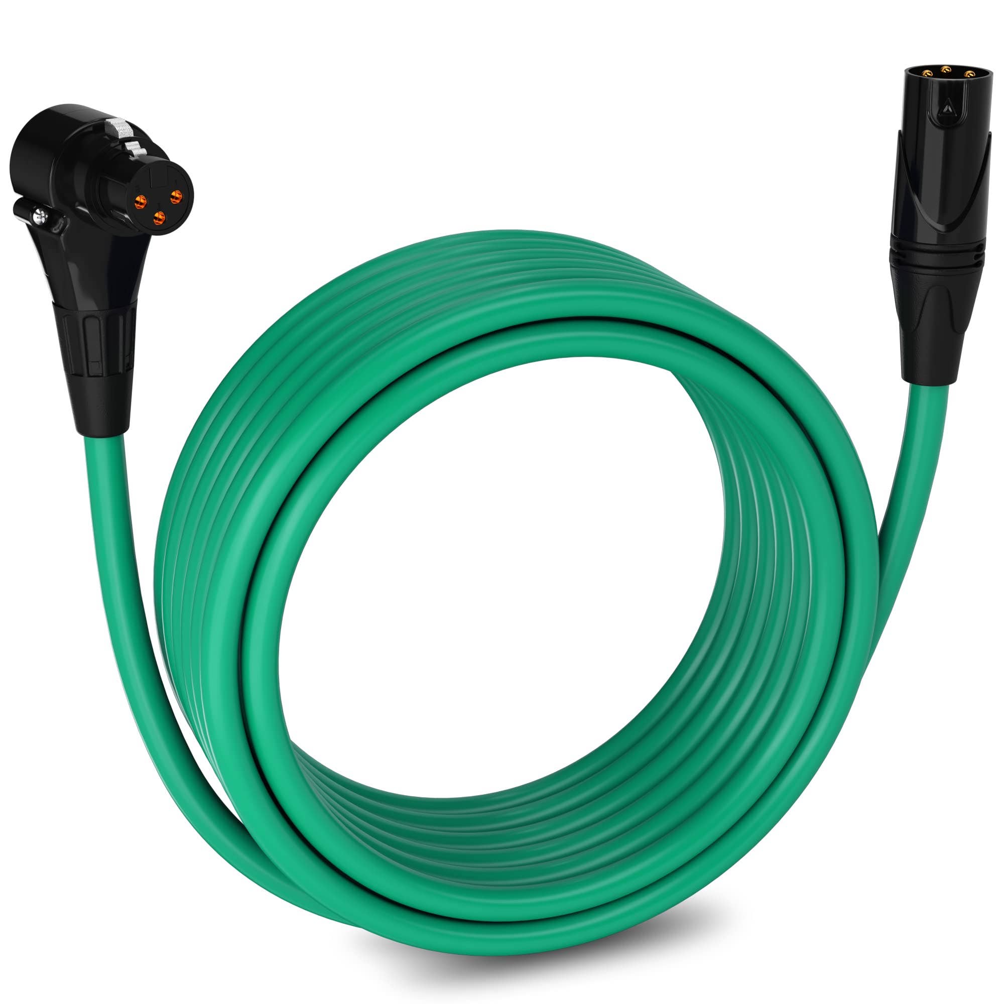 LyxPro - Wholesale Muziekaccessoire - Microfoon XLR gehoekte vrouwelijke kabel 3-pins microfoonkabel Pro Audio27