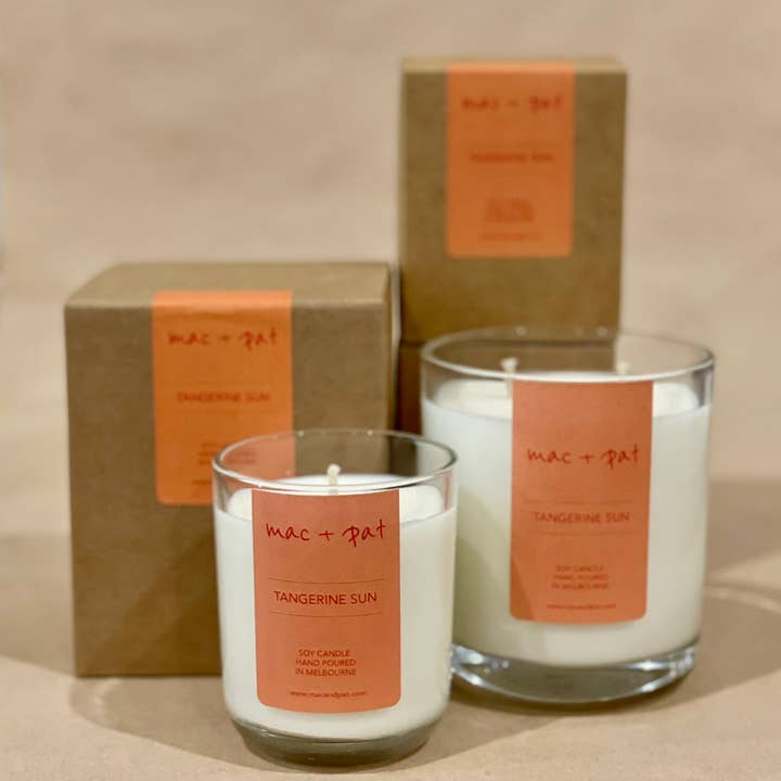 Vela Tangerine Sun para venta al por mayor de Mac + Pat