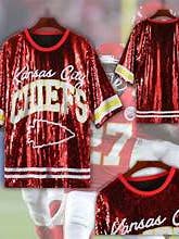 SJ NOLA LLC - Wholesale Athletic Dress - Women's - KC Chiefs Sequin Dress1