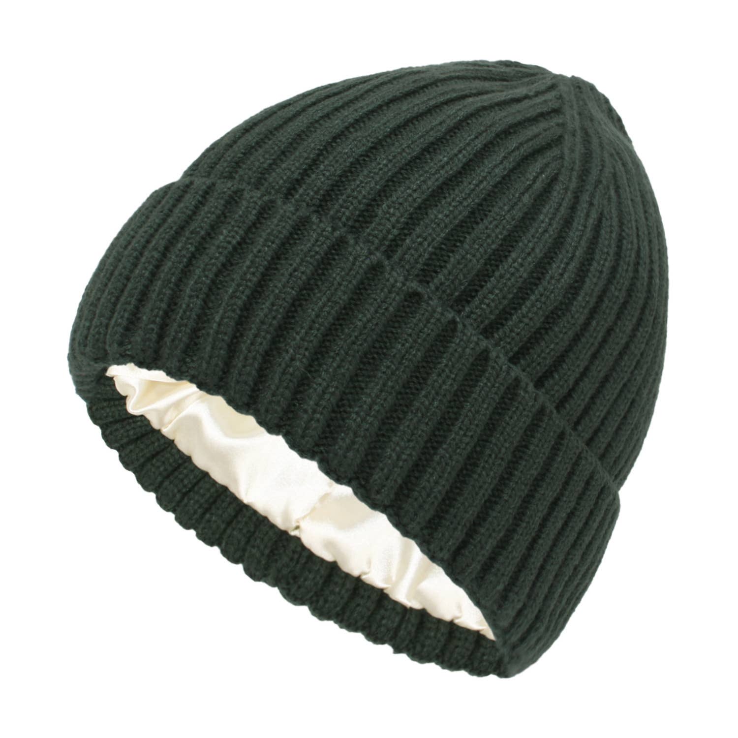 MKS America - Wholesale Beanie - Women's - Satin Lined Knit Beanie Hat 9 colors15