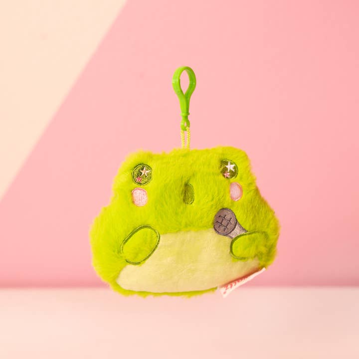 Bewaltz - Wholesale Coin Purse - Women's - Cute Plush Coin Purse - Karaoke Frog 🐸🎤