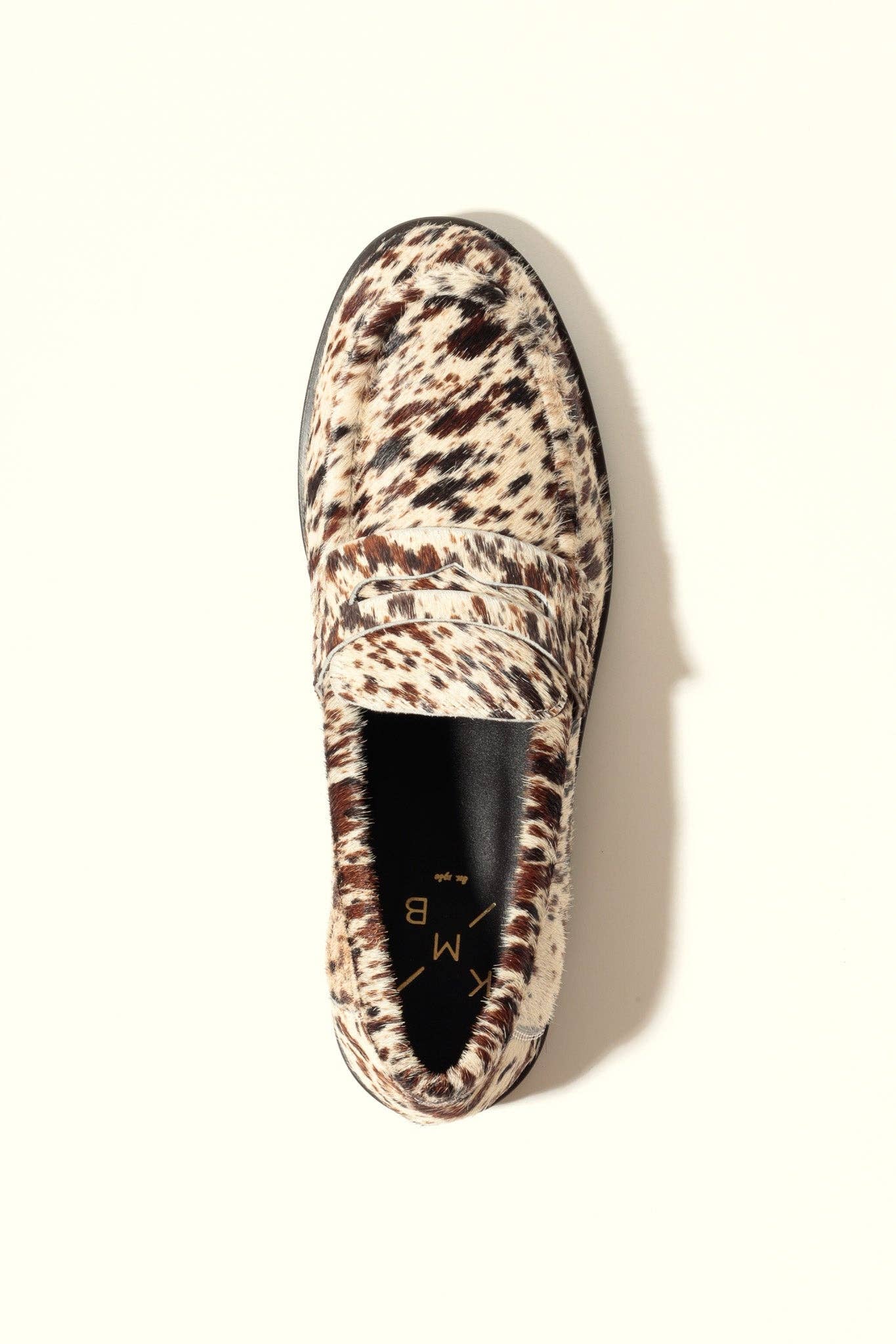 KMB Shoes – Engroshandel Flade sko - Dame – EMILIA COW PRINT – Loafers i ko-skindslæder4