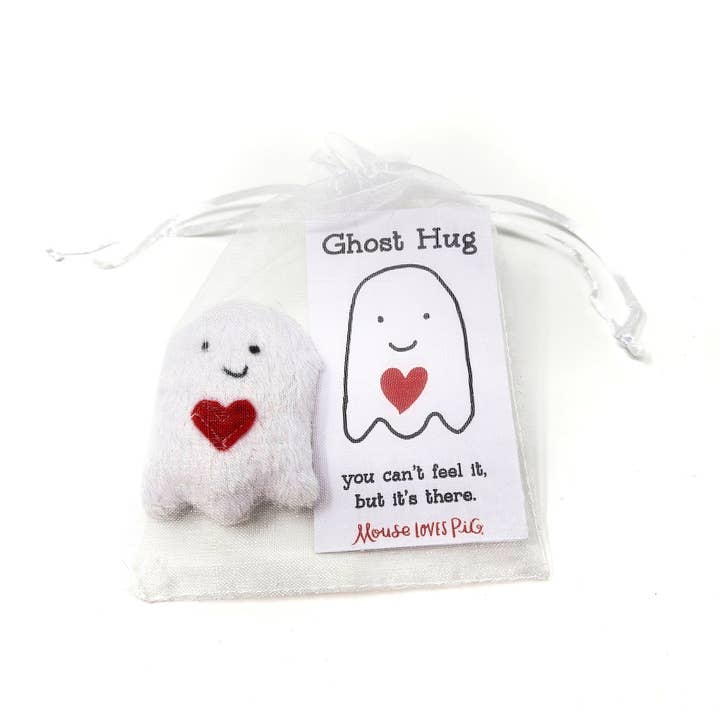 Câlin Fantôme - Jouet anti-stress de poche - partagez l'amour ! pour la vente par Mouse Loves Pig