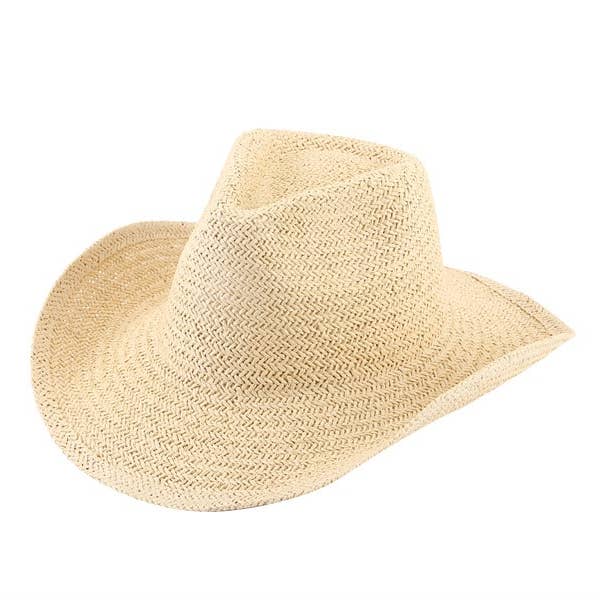 Nima Accessories Inc - Wholesale Straw Hat - Women's - Ladies Fedora Style Straw Natural Hat