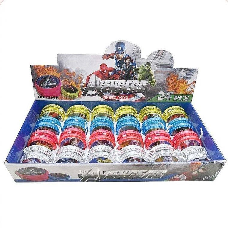 Diacly - Wholesale Classic toy – Kids - 24pk Super Hero Yoyo Toy1