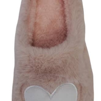 GLITTER HART|STER BINNENSLIPPER - 2 KLEUREN - M.36/41 voor wholesale door MB SMERWICK SA