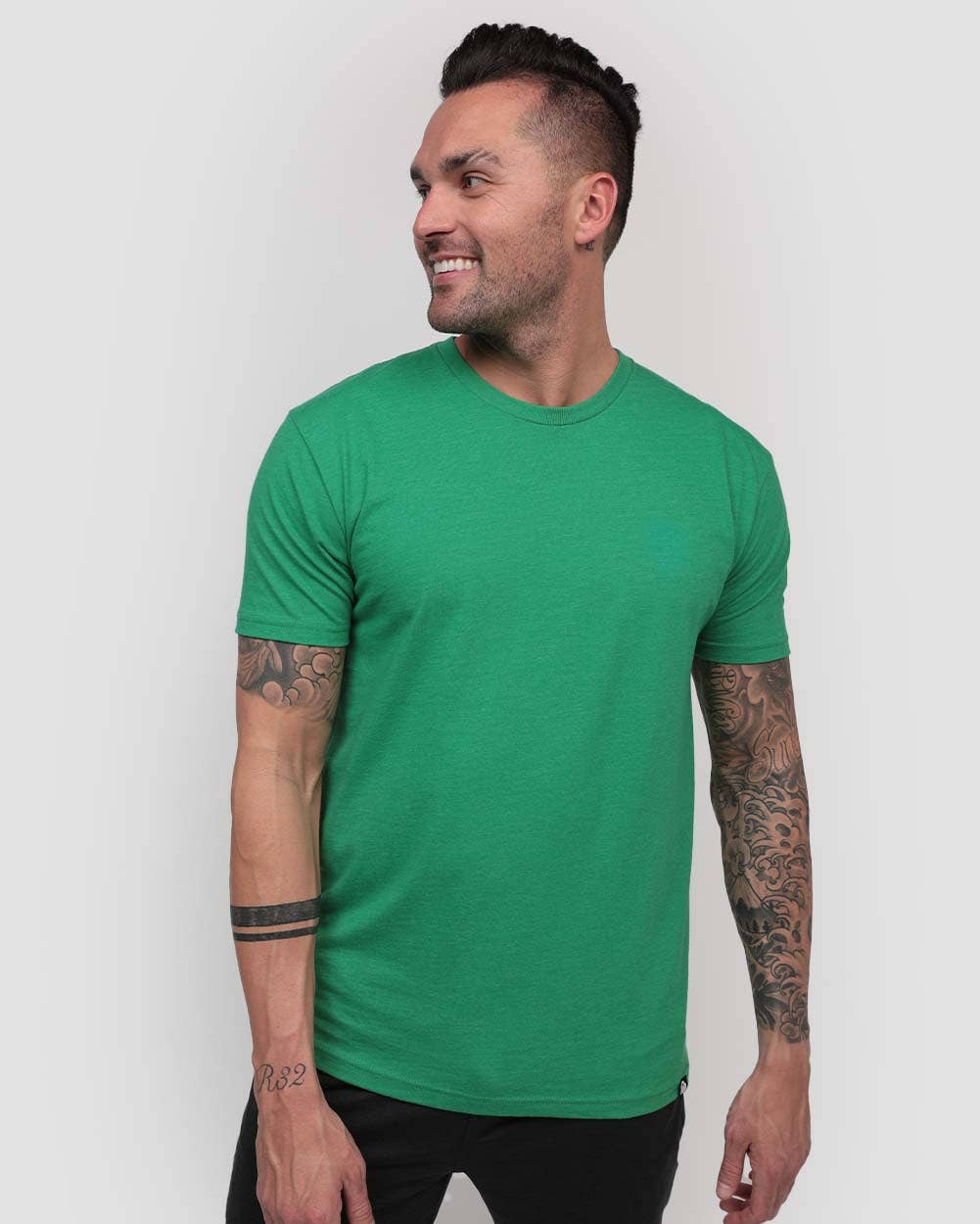 INTO THE AM - Wholesale T-Shirt - Men's - Men's Premium Fitted Plain Blank T-Shirt38