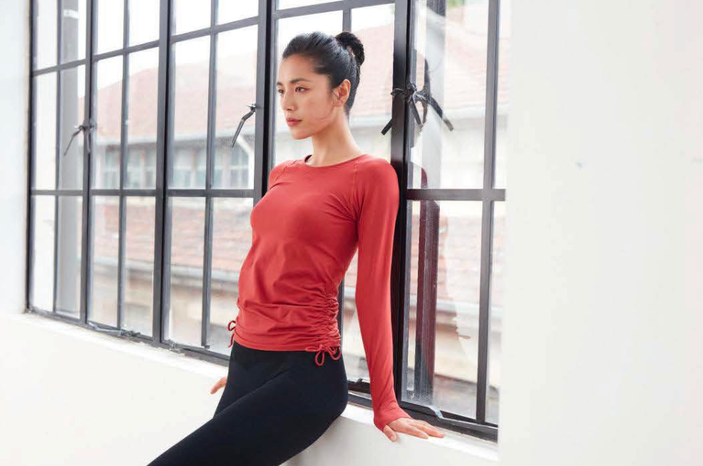 Mohen Jo Daro - Vente Haut de sport – femme - Haut de yoga à manches longues sans couture0