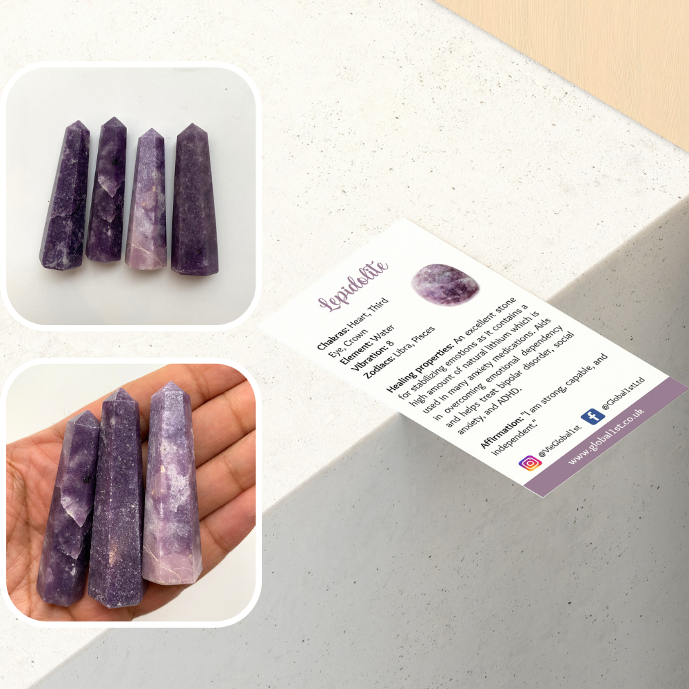 VIE - Vendita all'ingrosso Pietra/cristallo spirituale - Piccola torre obelisco 5-7 cm23