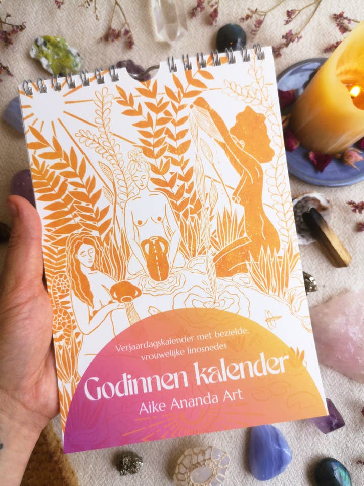Goddess verjaardagskalender voor wholesale door Aike Ananda Art