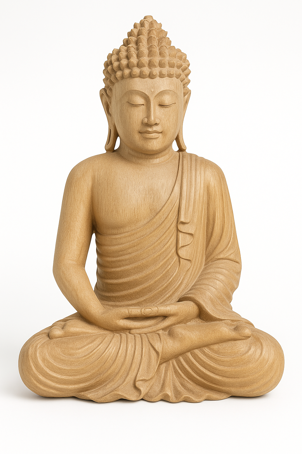 The Bali Wood Co. – wholesale Skulptur – Dhyana Mudra Buddha-staty i suarträ.0