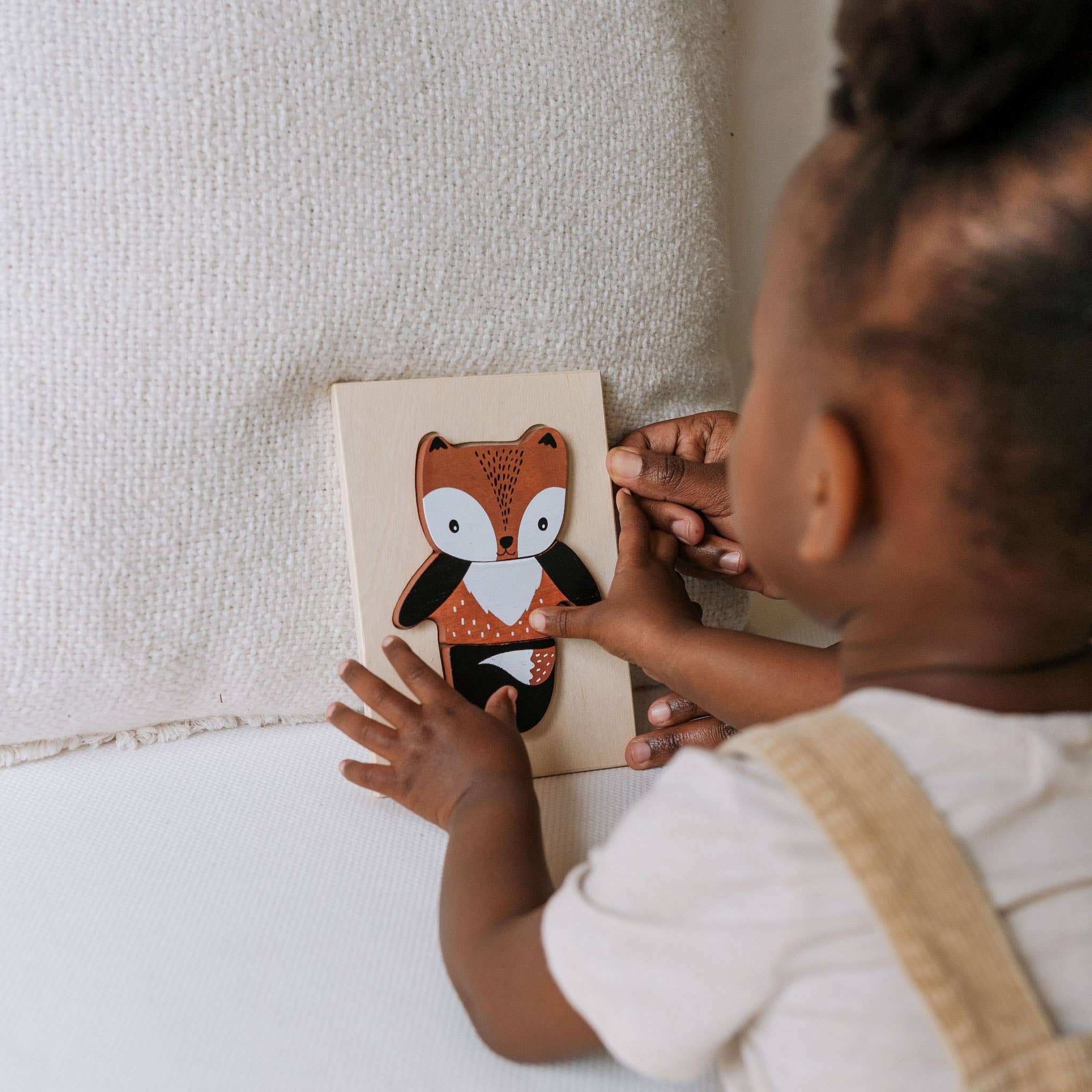 Wee Gallery - Wholesale Wood Toy - Kids - Mix & Match Animal Tiles - Dress Up Game - Wooden Toy5