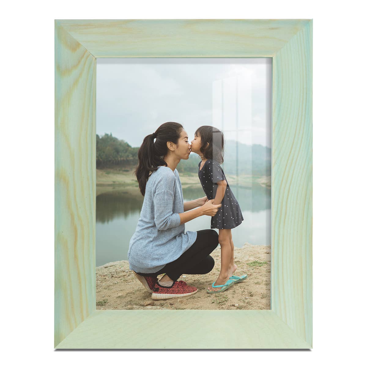 Wexford Home - Wholesale Picture Frame - Photo Frame. Real Wood with Woodgrain, Seafoam Green1