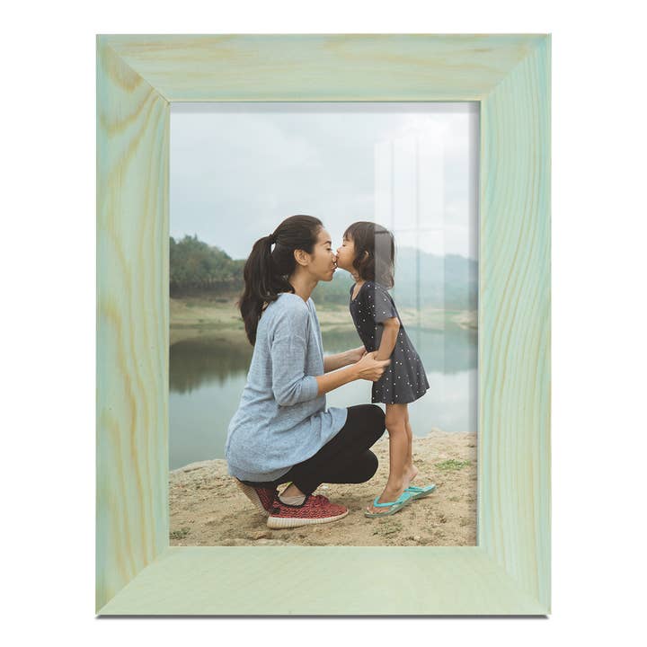 Wexford Home - Wholesale Picture Frame - Photo Frame. Real Wood with Woodgrain, Seafoam Green1
