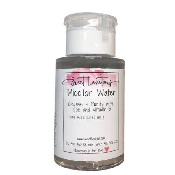 Reinigen und reinigen Sie micellares Wasser für den Großhandel von Fraser & Pine | Sweet Lavations