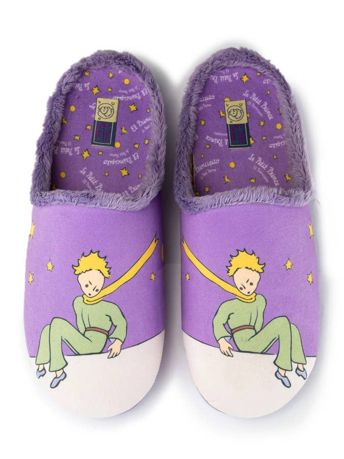 Pantofole Little Prince LPM4 lilla per la vendita all'ingrosso da parte di Marpen Slippers
