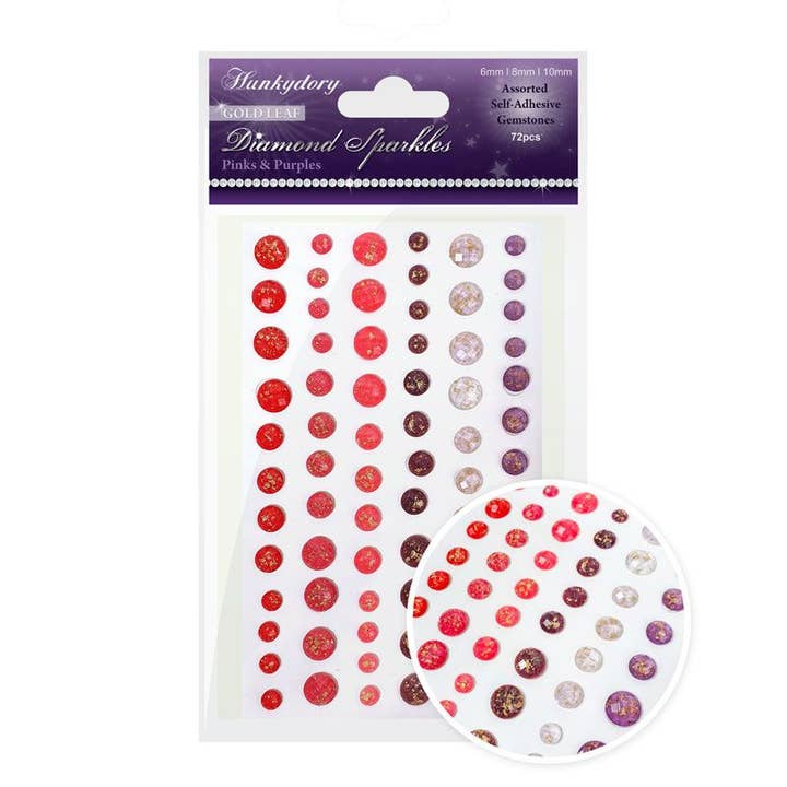 Ecstasy Crafts Distributing - Wholesale Craft supplies - Diamond Sparkles Gemstones - Gold Leaf2