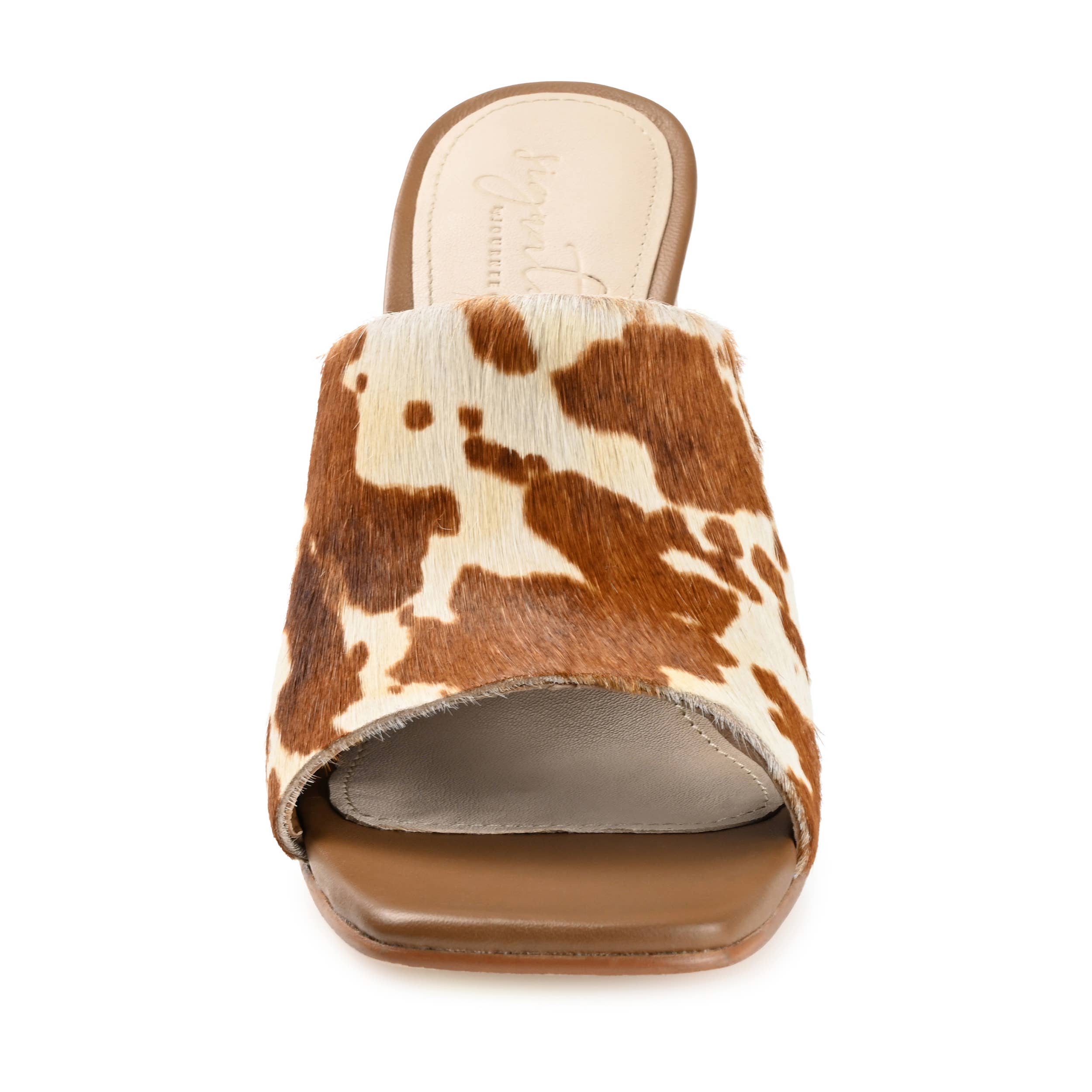 Journee - Wholesale High Heels - Women's - Deena Block Heeled Mules In Leather14