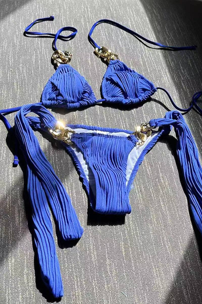 NINEXIS - Vente Maillot de bain deux-pièces – femme - CWMW0788_MAINTENIR MAILLOT DE BAIN BIKINI À CHAÎNE MAILLOT DE BAIN1