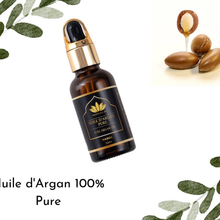 Orient-All Bio - Vendita all'ingrosso Olio bagno/corpo - OLIO DI ARGAN PURO AL 100% (30 ML)