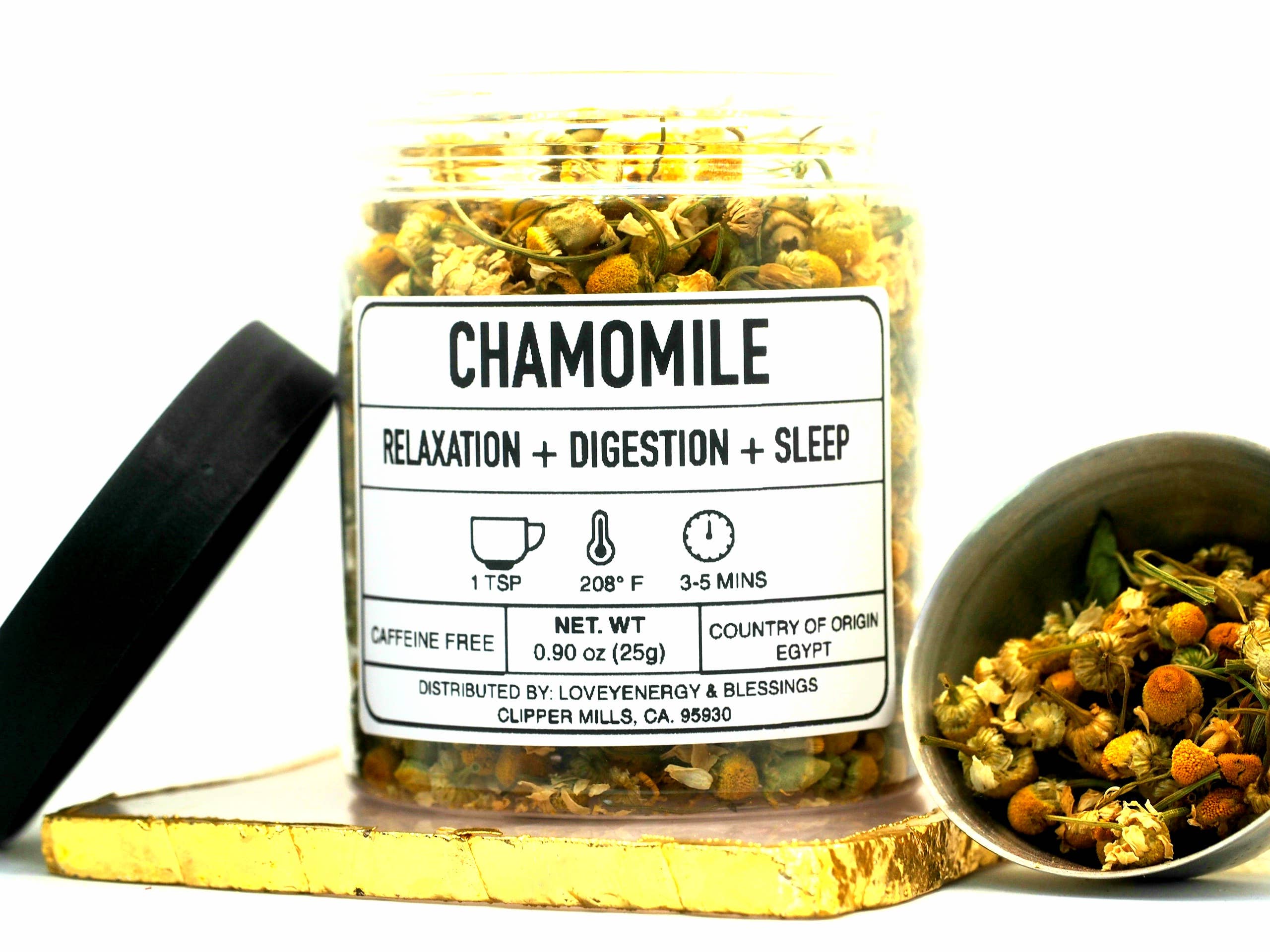 Loveyenergy & Blessings - Wholesale Losse thee - Kamillebloemen, thee, theeapotheek met losse bladeren2