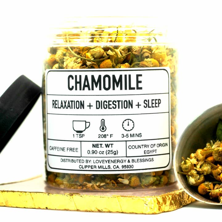 Loveyenergy & Blessings - Wholesale Losse thee - Kamillebloemen, thee, theeapotheek met losse bladeren2