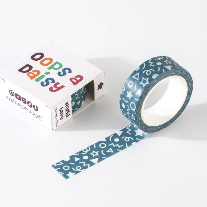 Oops a Daisy UK Ltd - Wholesale Washi Tape - Teal Confetti Washi Tape