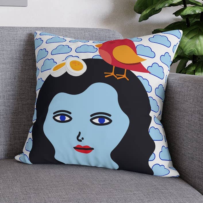 Breakfast Pillow Case - Throw Pillow Cover - Grandmillennial Style for wholesale by Peccole House