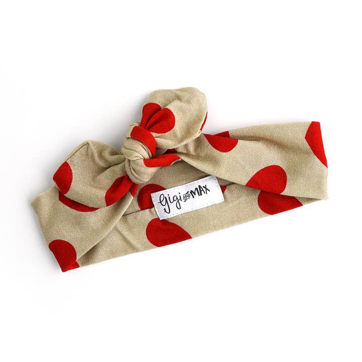 Cupid Topknot Headband for wholesale by Gigi and Max