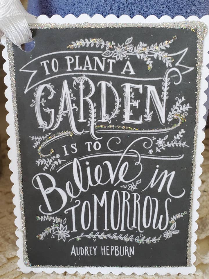 Gift Tag To Plant A Garden Is To Believe In Tomorrow for wholesale by Little Heart Designs