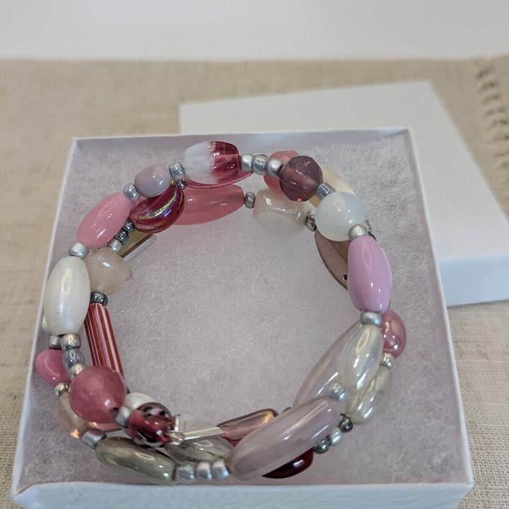 Pulseras coloridas, pulseras de cuentas, boho, cuentas de vidrio para venta al por mayor de Be a Light Jewelry