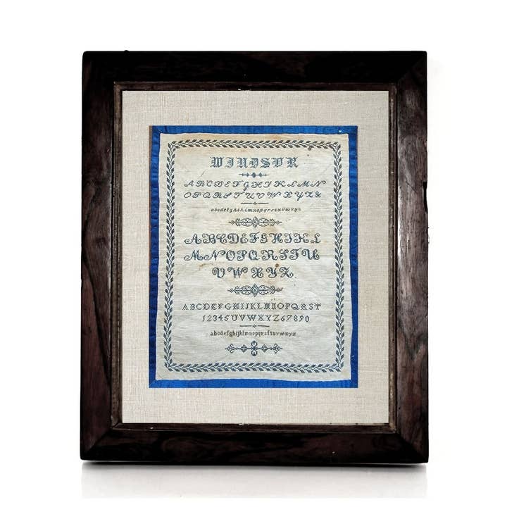 The Wishing Thorn - Wholesale Embroidery/Cross Stitch Supplies - Windsor Sampler Pattern 1820s3