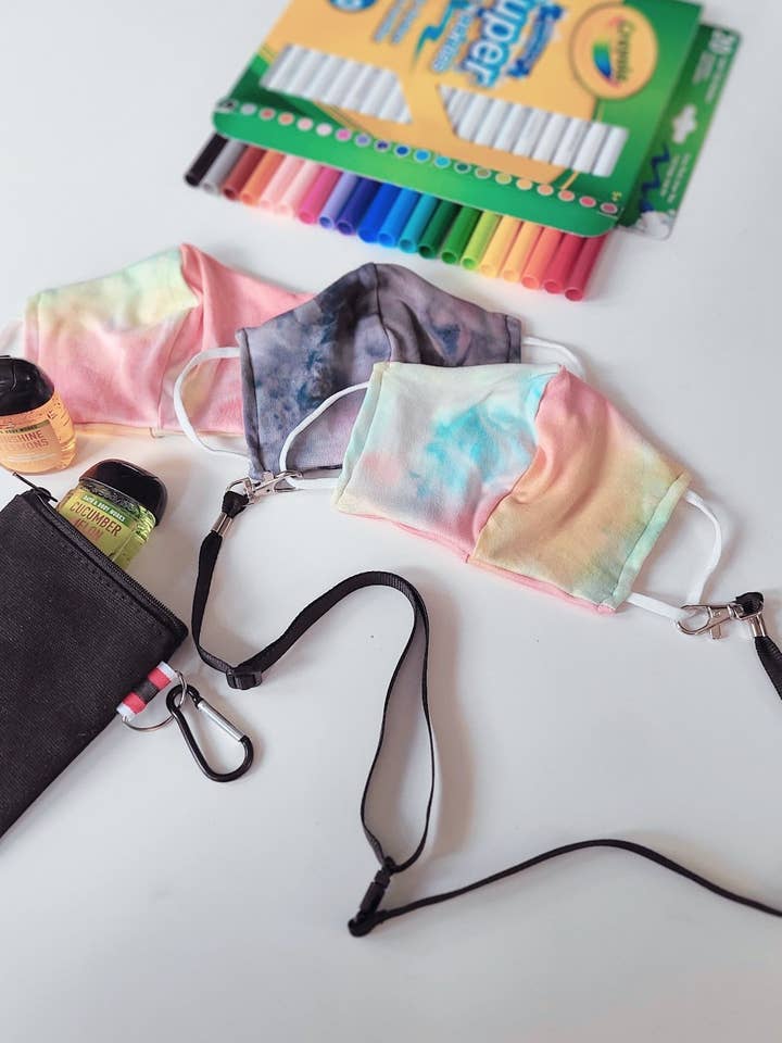 Mask Lanyard and Zipper Pouch Combo for wholesale by pippa and peach