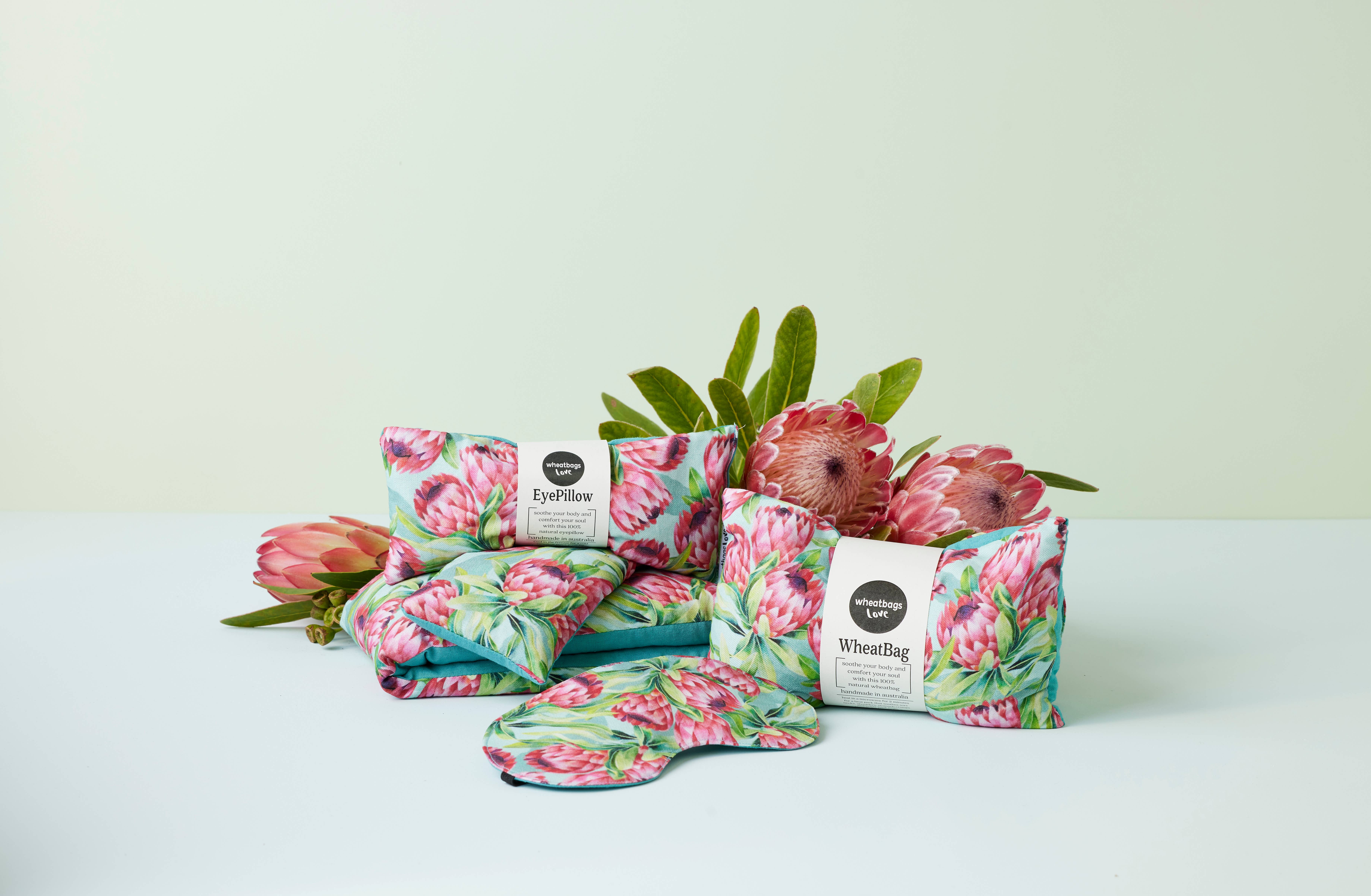 Wheatbags Love - Vente Compresses chaud/froid - Wheatbag - Protea (parfumé à la lavande)1