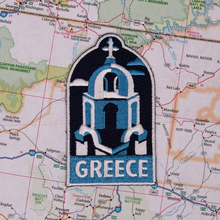 Vagabond Heart - Wholesale Patch - Greece Iron-on Patch