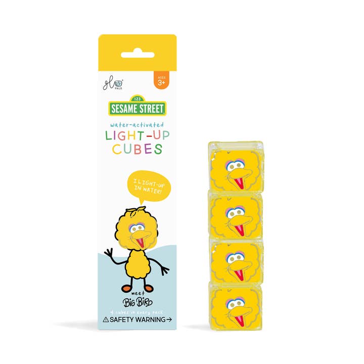 Big Bird - Sesame Street Light-Up Cubes for wholesale by Glo Pals