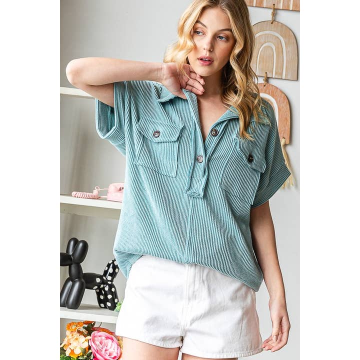 top holgado de manga corta para venta al por mayor de Reborn J