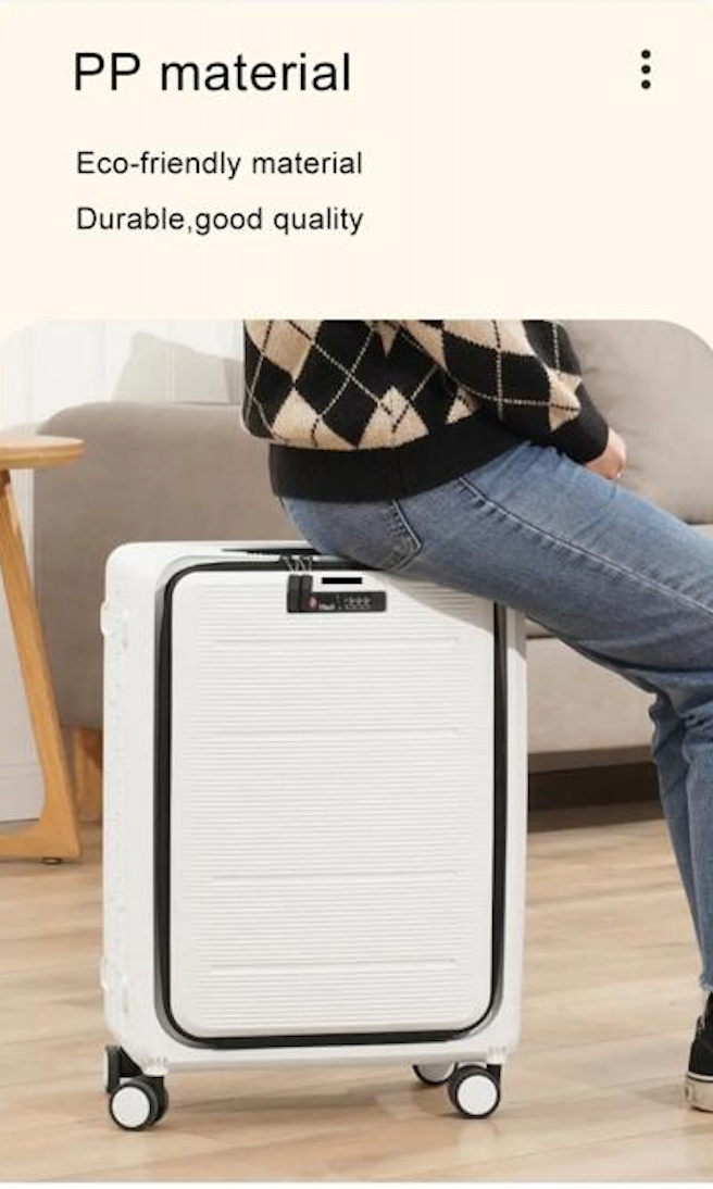 TWRC INC - Vendita all'ingrosso Valigie - Valigia pieghevole unisex leggera in PP 100% ecologico da 20"2