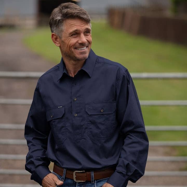 Camicia da lavoro country da uomo in cotone Ballybar per la vendita all'ingrosso da parte di Ballybar Ireland